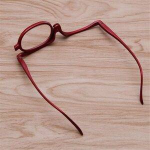 Lady Women Making Up Reading Glasses Folding Cosmetic Magnifying Eyeglasses - Image 3