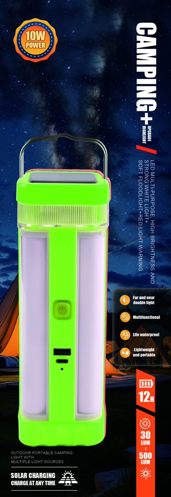 Solar Camping Light